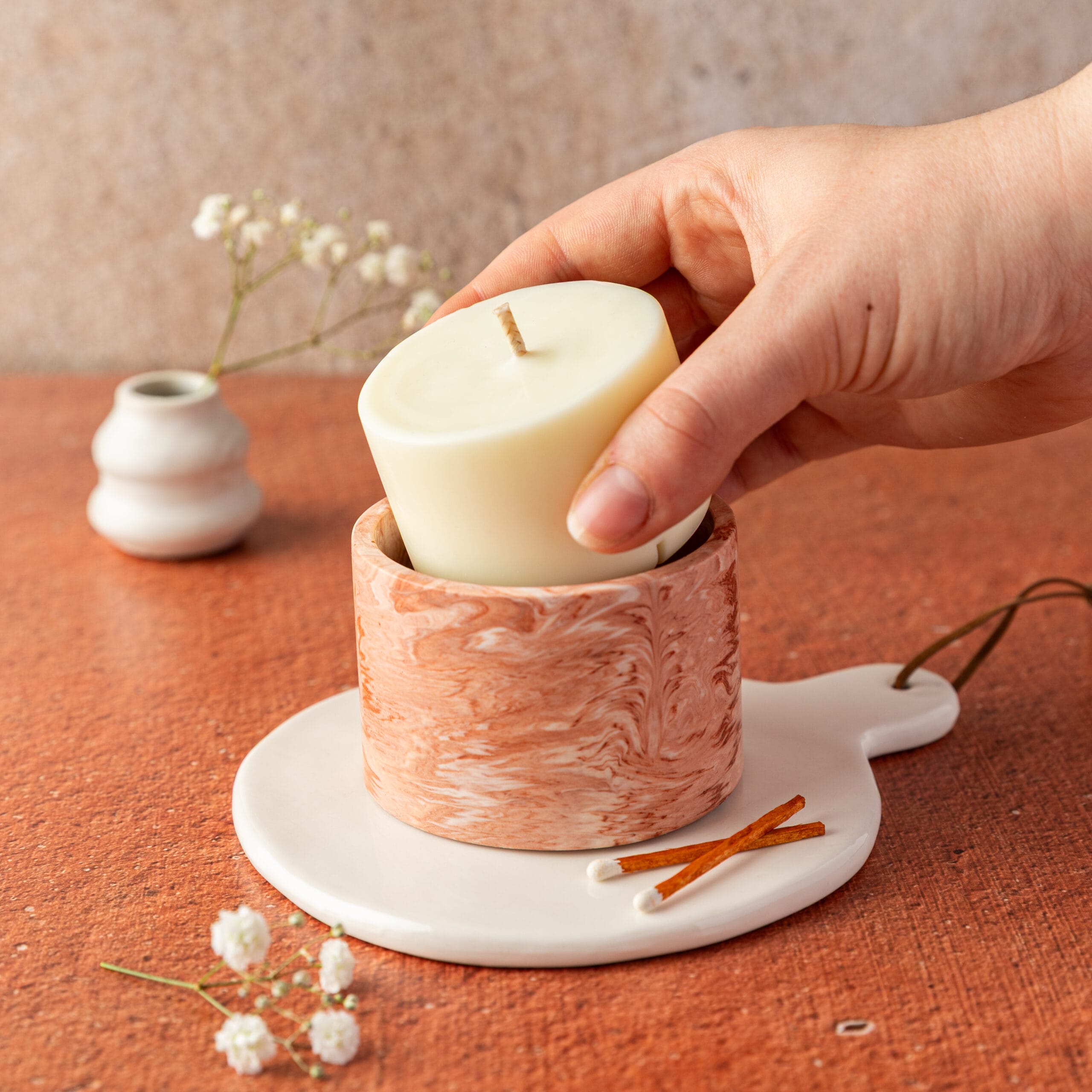 Recharge bougie parfumée artisanale - Maison Huchepie